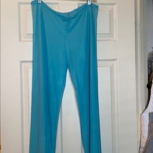 SHEER BABY BLUE PANTS SWIM COVER-UP
